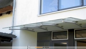 Vordach Tegernsee - Glasvordach aus VSG