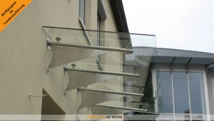 Vordach Wolfgangsee - Glasvordach aus VSG