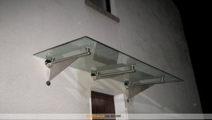 Vordach Wolfgangsee - Glasvordach für Haustüren