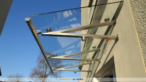 Vordach Königssee - Glasvordach mit Beleuchtung