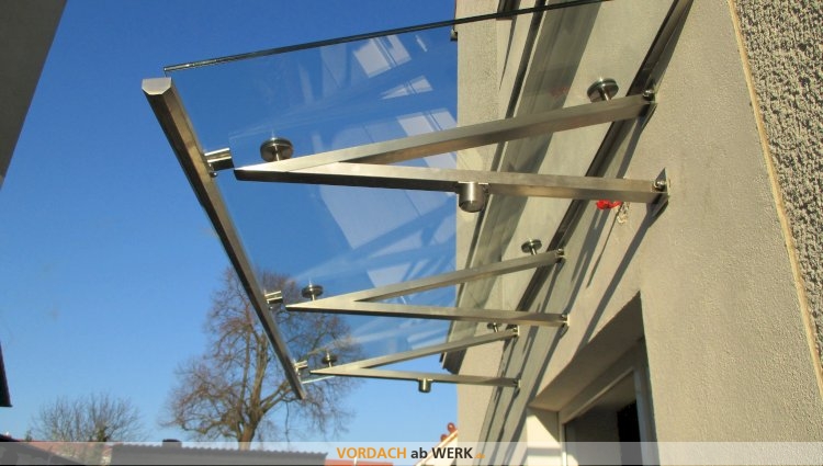 Vordach Königssee - Glasvordach mit Beleuchtung